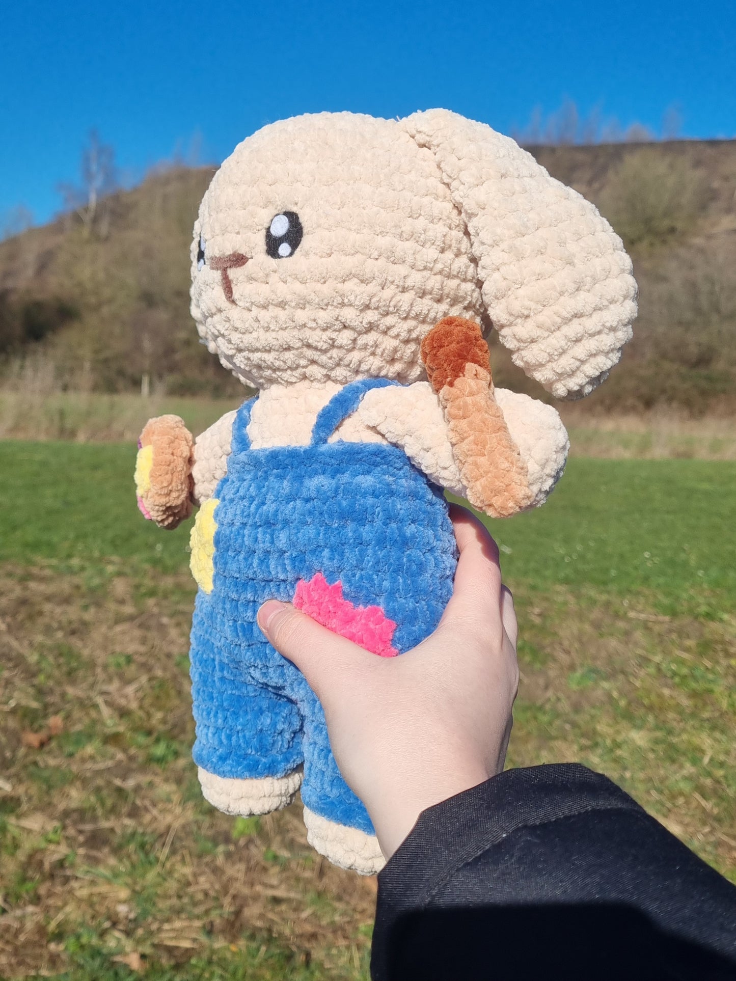 lapin peintre