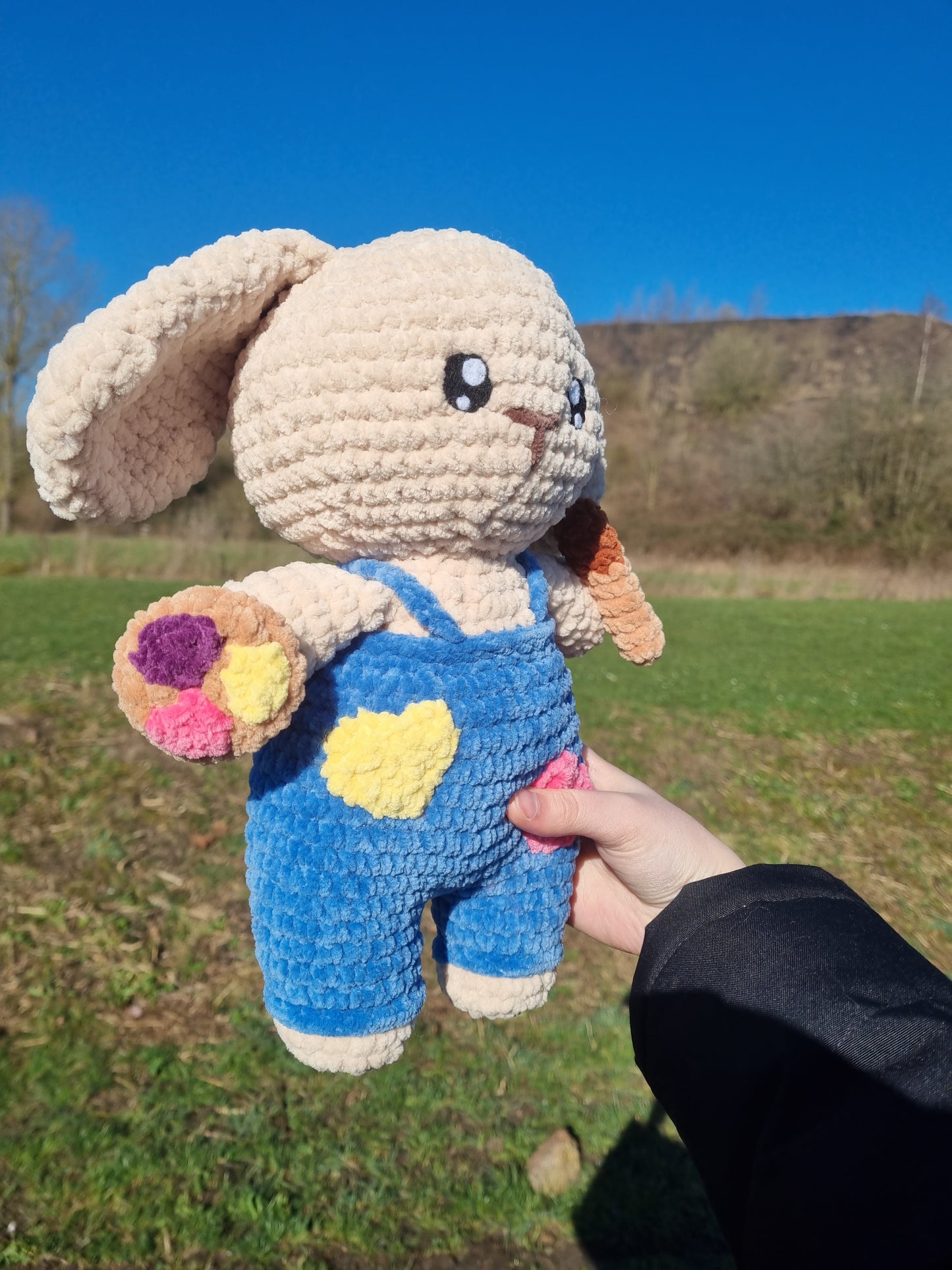 lapin peintre