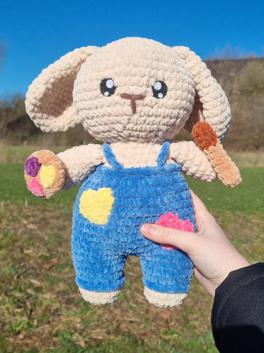 lapin peintre