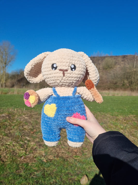 Patron lapin peintre