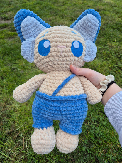monstre bleu