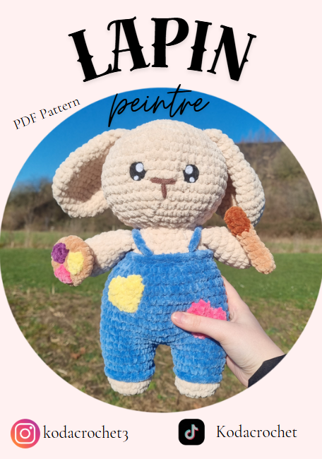 Patron lapin peintre