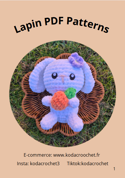 patron lapin carotte